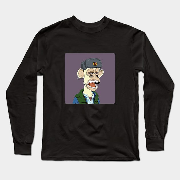 Bored Ape Yacht Club, BAYC Long Sleeve T-Shirt by GREEN GRAPE